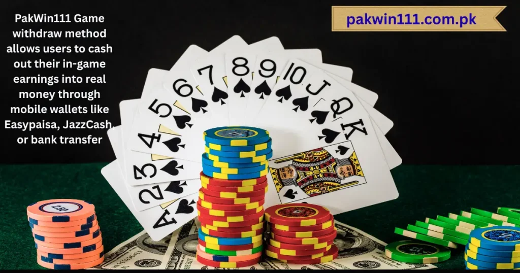 PakWin111 Withdraw Method